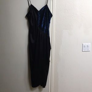 Cocktail evening dress spaghetti strap